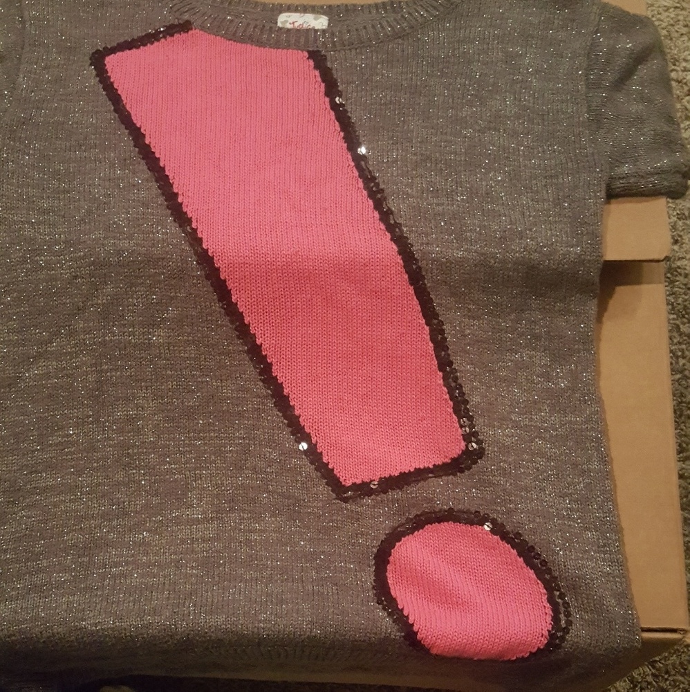 Justice Girls short sleeve sweater